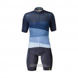 2021 Maillot Cyclisme Mavic Bleu Manches Courtes et Cuissard (2)